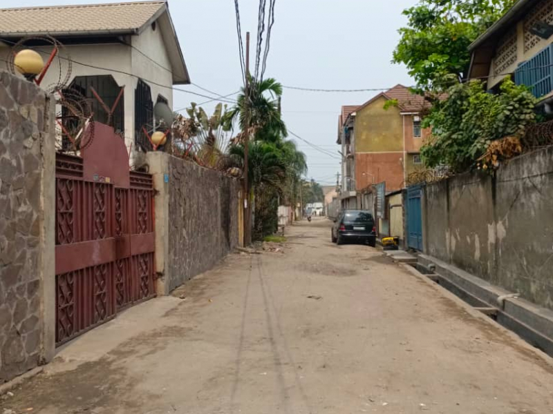 Une parcelle type locatif mise en vente à Limete 1 ÈRE RUE très bel endroit