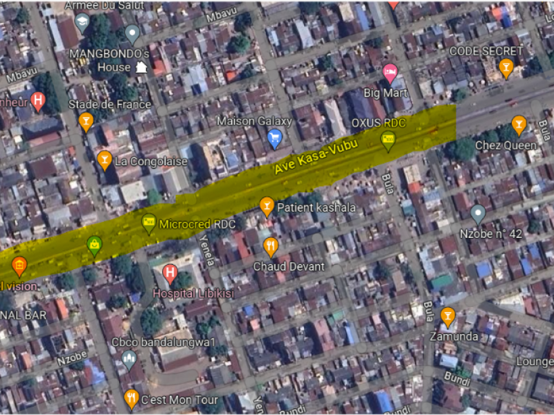 "Opportunité unique à saisir: Propriété sur l'Avenue Kasa Vubu, Bandal, Kinshasa"